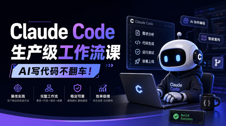 Claude Code生产级工作流课，AI写代码不翻车！【原创双语字幕】-梦清研习社